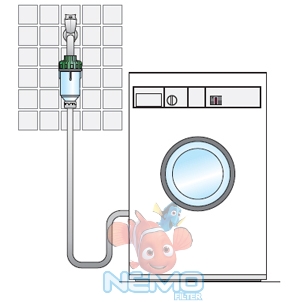 Подключение фильтра для стиральных машин НАША ВОДА Ecozon100