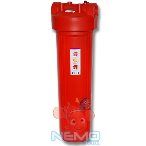Фильтр магистральный Вig Вlue 20 RAIFIL PU908-O1-BK1-PR для горячей воды